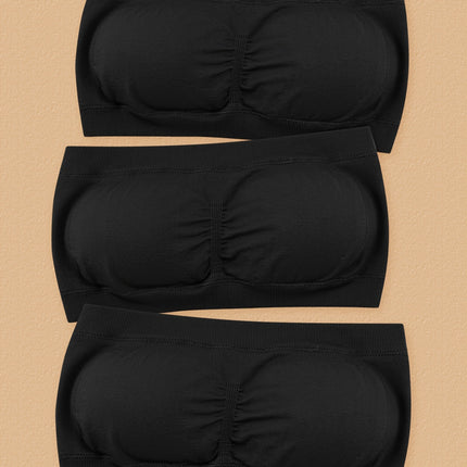 Double-Layer Shoulderless Strapless Bra
