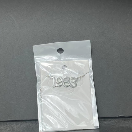 Custom Birth Year Stainless Steel Necklace