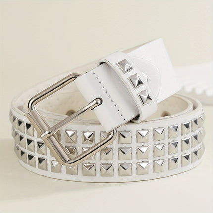 Black Punk Rock Studded Belt