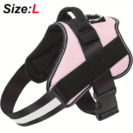 Reflective No-Pull Dog Harness with Easy-Grab Handle - Monti Bargains