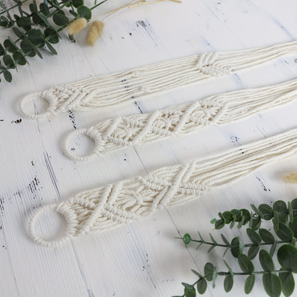 3-Pack Boho Macrame Plant Hangers