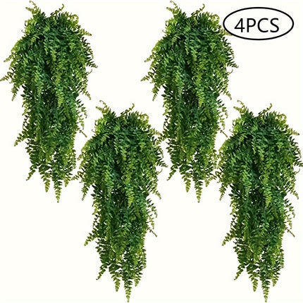 Simulated Green Grass Wall Hanging Set