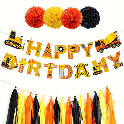 Engineering Tanker Party Set – Perfect for Boys' Birthdays