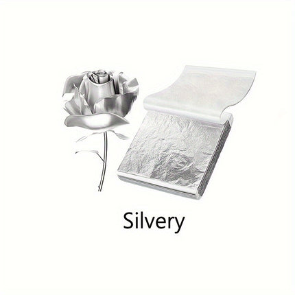 100pcs Golden & Silver Foil Sheets