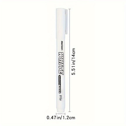 2pcs White Permanent Marker Pens