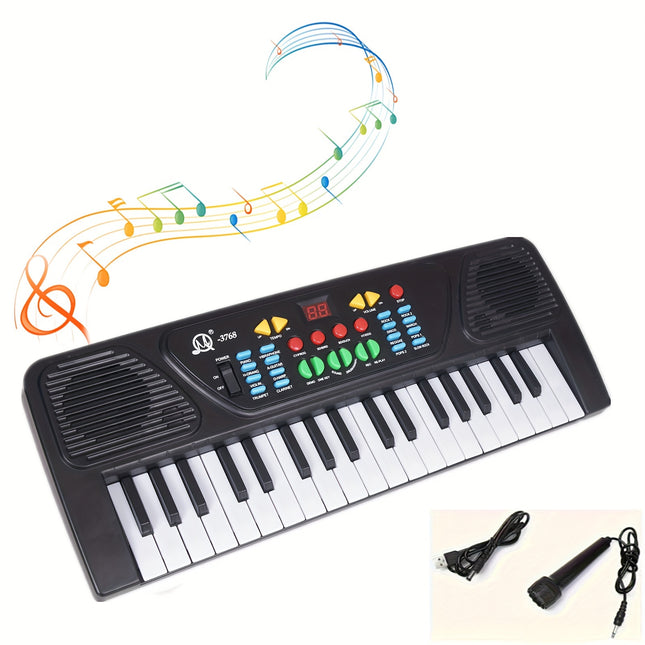 37-Key Electronic Piano – Fun & Educational Toy for Kids - Monti Bargains