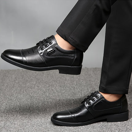 Men's Classic Leather Derby Shoes