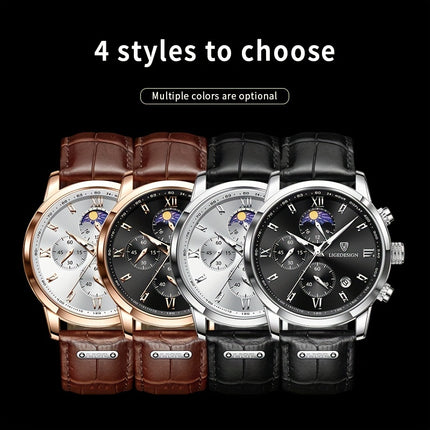 LIGE Luxury Sport Quartz Watch