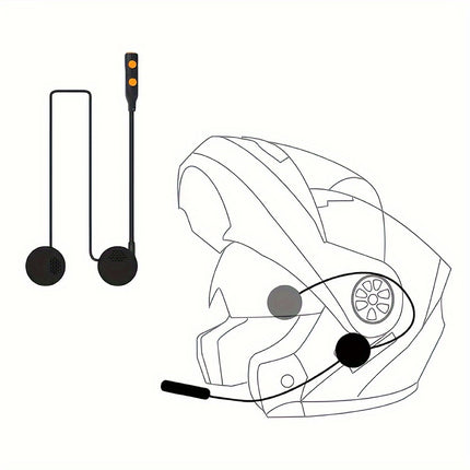 Wireless Motorcycle Helmet Headset – Clear Calls & Music