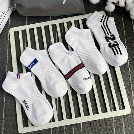 Number & Letter Ankle Socks Set