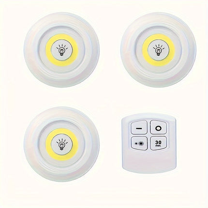 Smart Wireless LED Under-Cabinet Lights with Remote