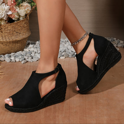 Elegant Peep Toe High Heels