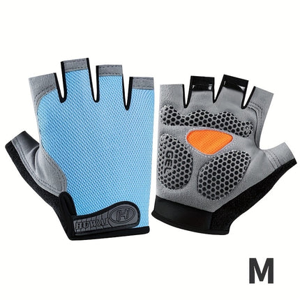Breathable Half-Finger Sports Gloves for Cycling & Fitness
