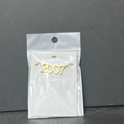 Custom Birth Year Stainless Steel Necklace