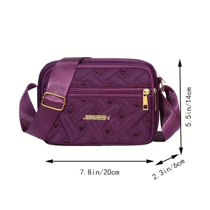JINGEN Nylon Crossbody Bag