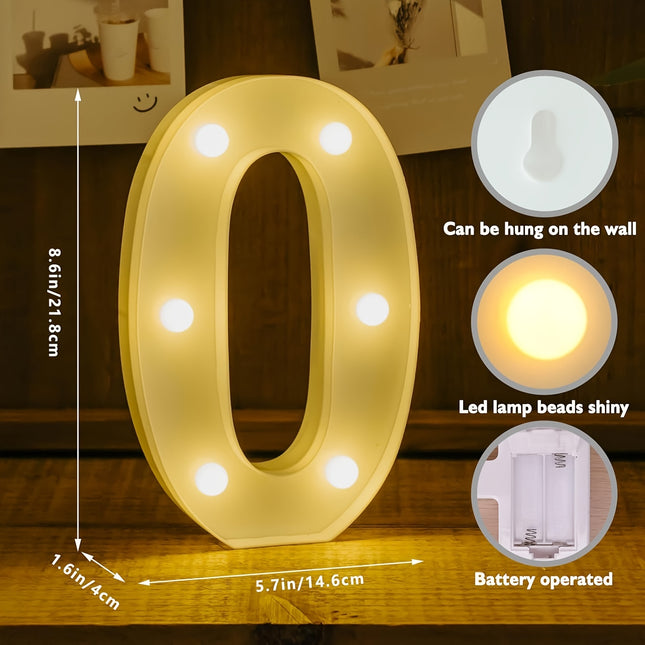 Shine Bright with LED Birthday Number Sign!