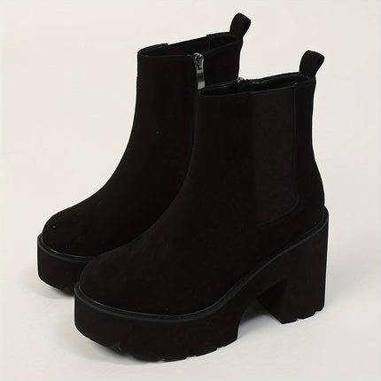 Women's Trendy Chunky Heel Boots