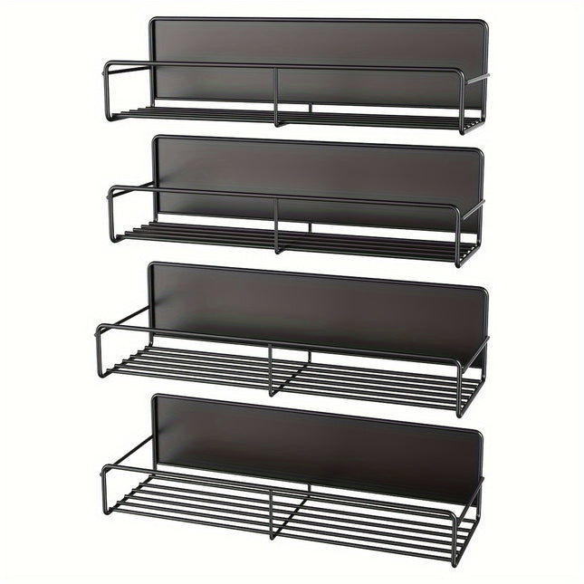 4pcs Adjustable Spice Rack Organizer
