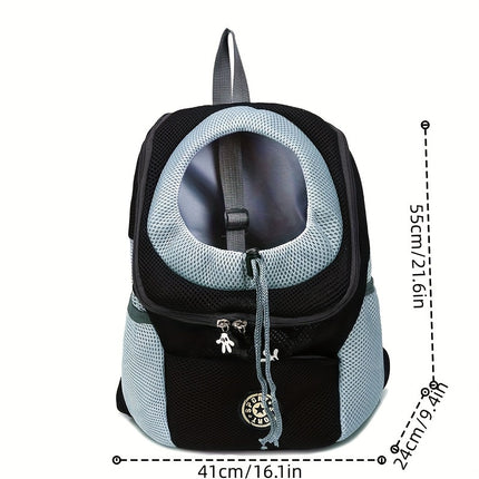 Breathable Dog Carrier Backpack for Travel & Adventuresrips - Monti Bargains