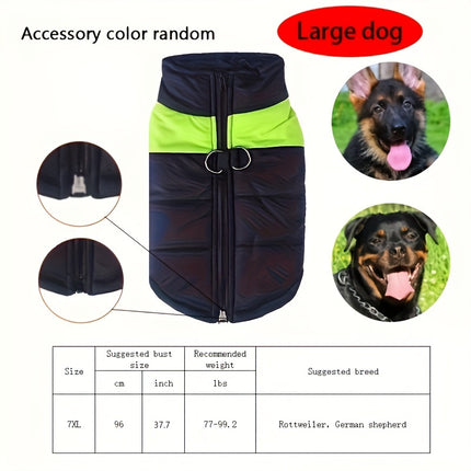 Waterproof Winter Pet Coat for All Breeds - Monti Bargains
