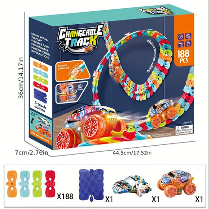Luminous Race Track Car Toy Set – Fun Gift for Kids