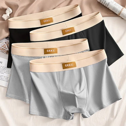 Men's Loose-Fitting Cotton Boxer Shorts