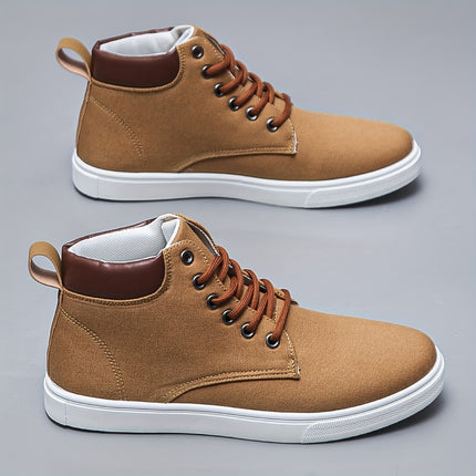 Men's High-Top Canvas Sneakers