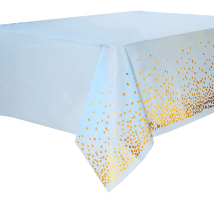 Golden Dot Tablecloth – Elegance Made Easy!