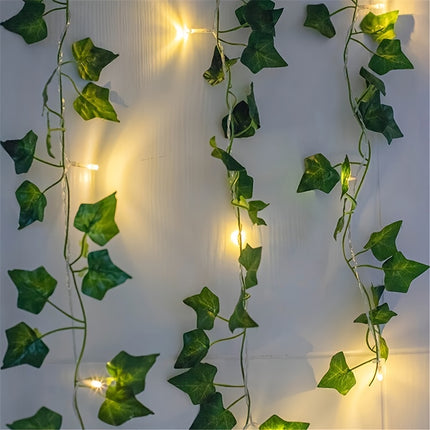 5M Artificial Leaf Fairy String Lights for Garden & Home