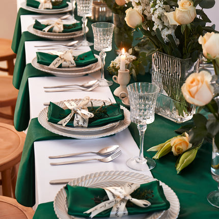 6/12pcs Luxury Soft Satin Napkins
