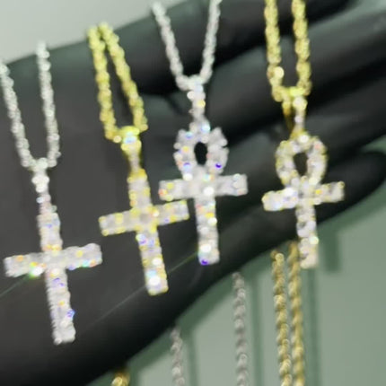 ICED CHICS Golden Cross Necklace