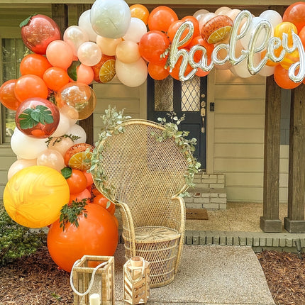 114pcs Orange Latex Balloons – Perfect for Fall Parties