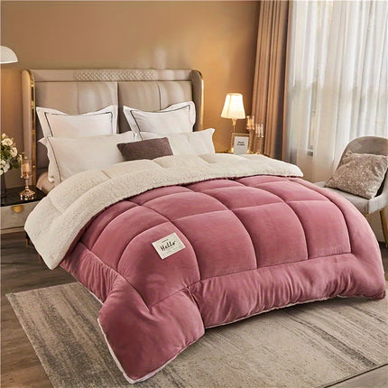 All-Season Thick Comforter - Soft & Breathable Quilted Bedding