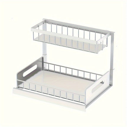 Double-Layer Pull-Out Under Sink Organizer