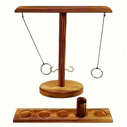 Wooden Hook & Ring Game – Ultimate Party Fun