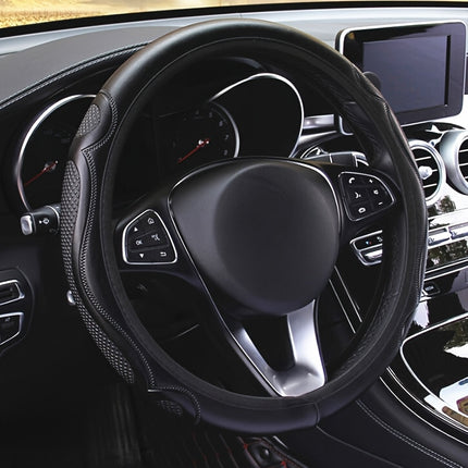 Premium Faux Leather Steering Wheel Cover - Anti-Slip Style