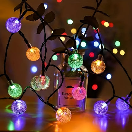 Solar Crystal Ball Lights - Outdoor & Indoor Decorative Lamp