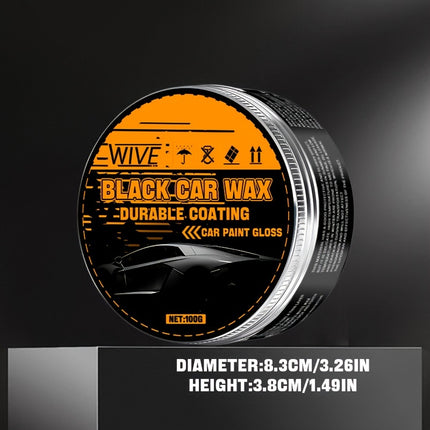 Black Car Wax Paste – High Gloss & Scratch Resistance