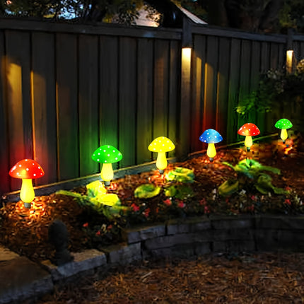 Solar Mushroom Lights - Magical Garden Pathway Glow