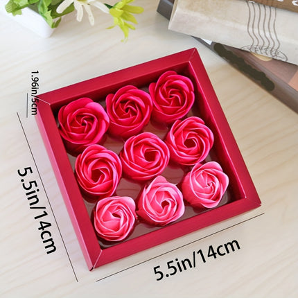 9pcs Soap Flower Gift Box – Perfect for Special Occasions