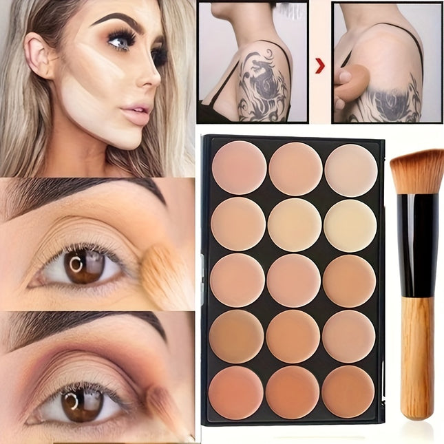 2-Piece Concealer Set with Brush