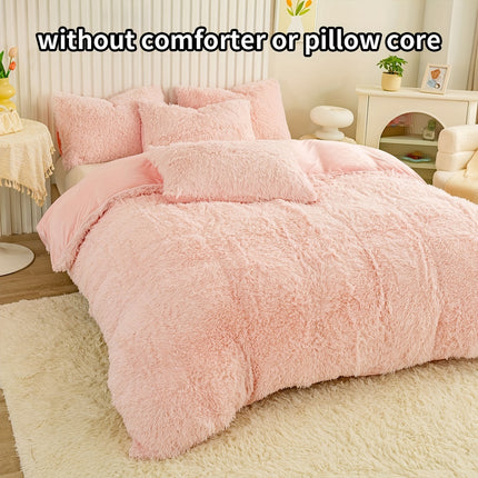 Pink Solid Color Bedding Set - Soft & Stylish Comfort