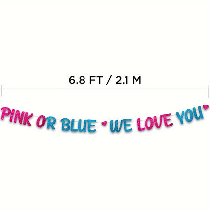 Gender Reveal Party Banner – Exciting Baby Shower Decor