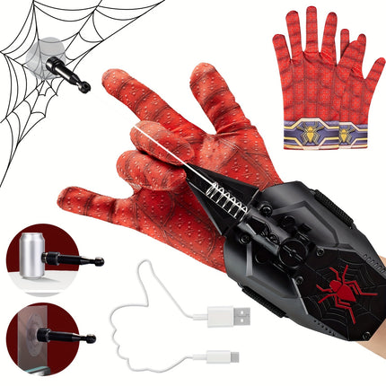 USB Rechargeable Spider Web Launcher – Fun & Practical Toy