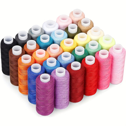10 Rolls Random Color Polyester Thread