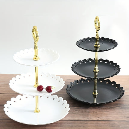 Elegant 3-Tier Dessert Stand – Perfect for Any Celebration!