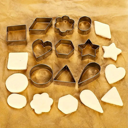 30pcs Stainless Steel Cookie Cutter Set