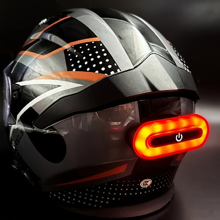 USB Rechargeable LED Helmet Safety Signal for Motorcycles & Bikes