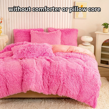 Pink Solid Color Bedding Set - Soft & Stylish Comfort