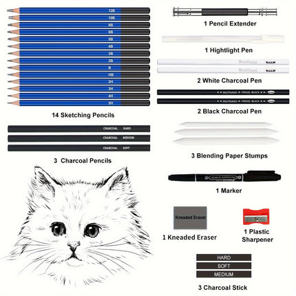 Complete 33-Piece Artist Set